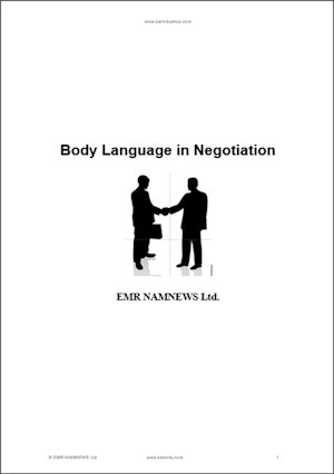 Body Language In Negotiation